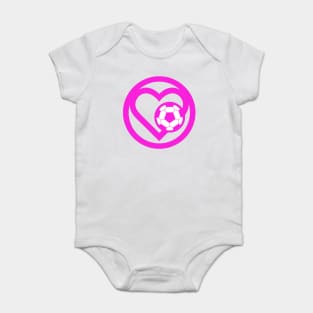 I Love Soccer Baby Bodysuit